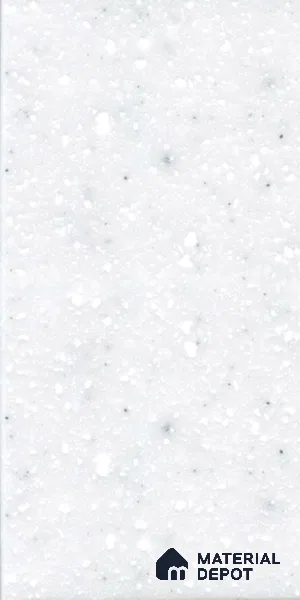 D001 Merino Hanex Silver Stone 8 ft x 2.5 ft Corian Solid Surface - 6 mm