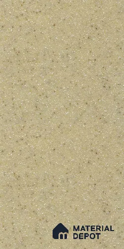D003 Merino Hanex Gold Brown 8 ft x 2.5 ft Corian Solid Surface - 6 mm