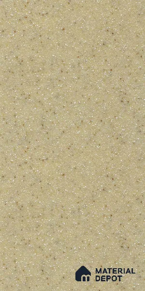 D003 Merino Hanex Gold Brown 8 ft x 2.5 ft Corian Solid Surface - 6 mm