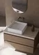 Dallas Marble Rouge Des Pyrenees Translucent Basin BS 00218 M 395 x 395 mm Artificial Stone Acrylic Body Stain Free Designer Basin - 100 mm | Suitable For Bathroom, Vanity & Utility Areas | Image 01
