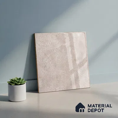 Terrazzo Floor Tile TL 01774 D Floor Livid Cream 12 x 12 inch Matte Finish Ceramic Anti Skid Matching Floor Tile - 7 mm