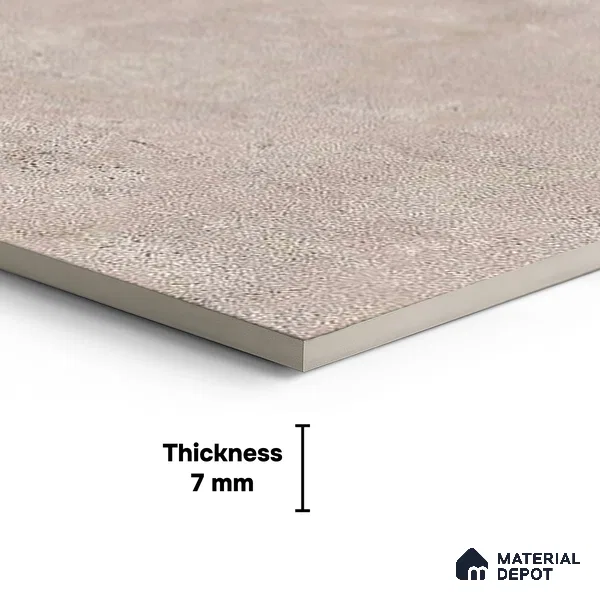 Terrazzo Floor Tile TL 01774 D Floor Livid Cream 12 x 12 inch Matte Finish Ceramic Anti Skid Matching Floor Tile - 7 mm