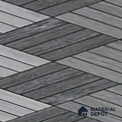 Budget Friendly Patterned Look Value for Money Parking Davys Grey Floor Tile 16 x 16 inch | TL 00595 | Vitrified Matte Finish Tile - 12 mm | Suitable For Parking, Outdoor, Balcony & Terrace | Pattern Alignment May Vary | 2-3 mm Spacer is Mandatory