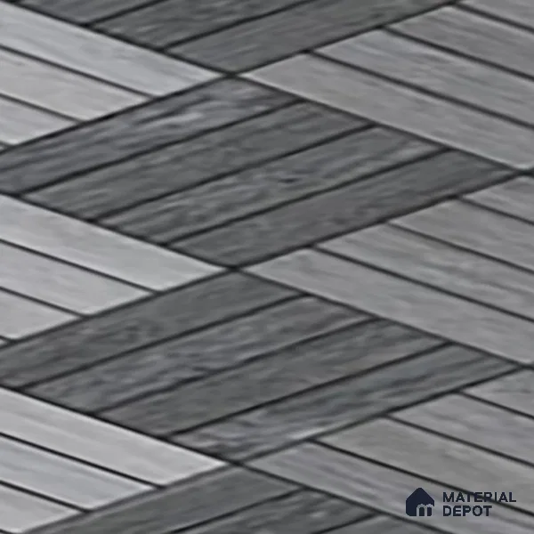Budget Friendly Patterned Look Value for Money Parking Davys Grey Floor Tile 16 x 16 inch | TL 00595 | Vitrified Matte Finish Tile - 12 mm | Suitable For Parking, Outdoor, Balcony & Terrace | Pattern Alignment May Vary | 2-3 mm Spacer is Mandatory