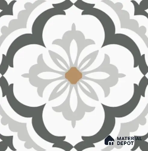 TL 00912 Decor 14 600 x 600 mm Matte Finish Tile - 9 mm | Please Expect a Slight Variation of Pattern