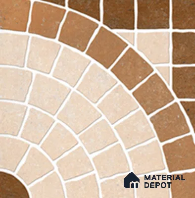 Parking Floor Tile TL 07580 Desert Linen | 16 x 16 inch | Anti Slip Matte Finish Heavy Duty Vitrified Tile - 12 mm | Suitable For High Traffic Areas, Terrace, Balcony | Pattern Alignment May Vary | 2-3 mm Spacer is Mandatory