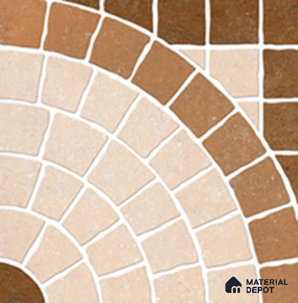Parking Floor Tile TL 07580 Desert Linen | 16 x 16 inch | Anti Slip Matte Finish Heavy Duty Vitrified Tile - 12 mm | Suitable For High Traffic Areas, Terrace, Balcony | Pattern Alignment May Vary | 2-3 mm Spacer is Mandatory