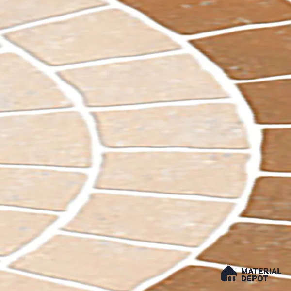 Parking Floor Tile TL 07580 Desert Linen | 16 x 16 inch | Anti Slip Matte Finish Heavy Duty Vitrified Tile - 12 mm | Suitable For High Traffic Areas, Terrace, Balcony | Pattern Alignment May Vary | 2-3 mm Spacer is Mandatory