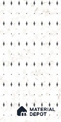 TL 12812 B Diamond Dot Delights 4 ft x 2 ft Vitrified Matte Finish Tile - 9 mm