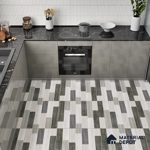 TL 00459 Dim Grey 2 ft x 2 ft Matte Finish Digital Porcelain Floor & Wall Tile - 9.5 mm