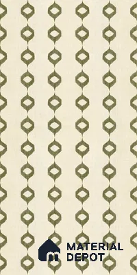 Handmade Third Fired Moroccan Wall Tile TL 13004 I Olive Butti 600x300 mm Embossed Matte Ceramic Rajasthani Series Tile - 9 mm