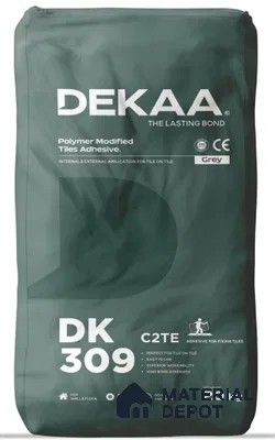 DK 309 Grey Internal & External Application for Tile on Tile | 20 Kg