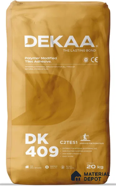 DK 409 Grey Internal & External Application for All Types of Natural Stones & Tiles | 20 Kg