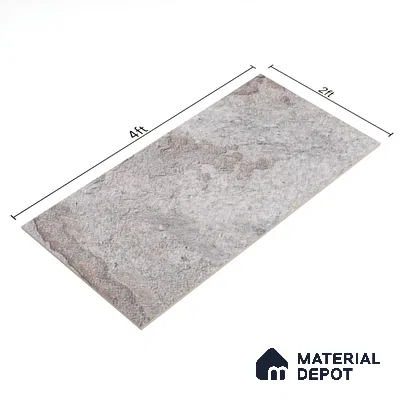 TL 04452 Dolomine Grey 4 ft x 2 ft Digital Punch Matte Finish Vitrified Tile - 9 mm (Sample)