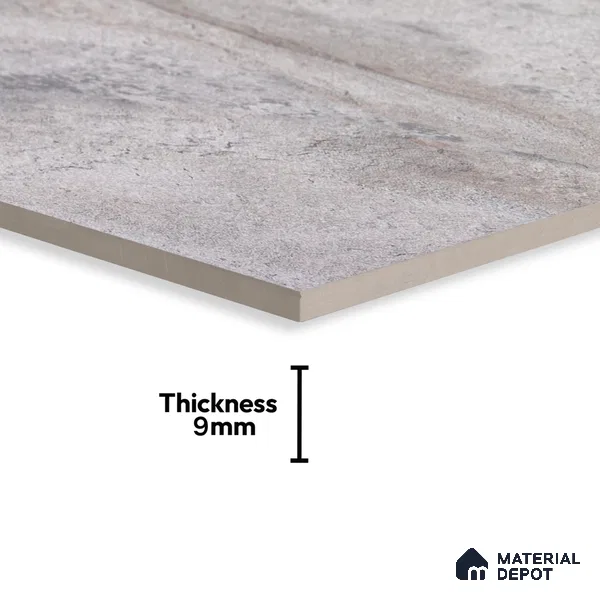 TL 04452 Dolomine Grey 4 ft x 2 ft Digital Punch Matte Finish Vitrified Tile - 9 mm (Sample)