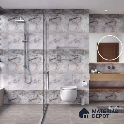 TL 04452 Dolomine Grey 4 ft x 2 ft Digital Punch Matte Finish Vitrified Tile - 9 mm (Sample)
