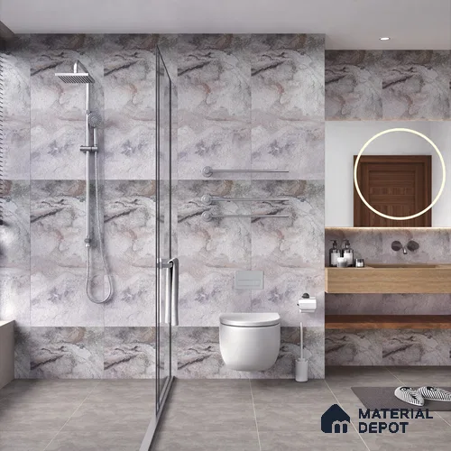TL 04452 Dolomine Grey 4 ft x 2 ft Digital Punch Matte Finish Vitrified Tile - 9 mm