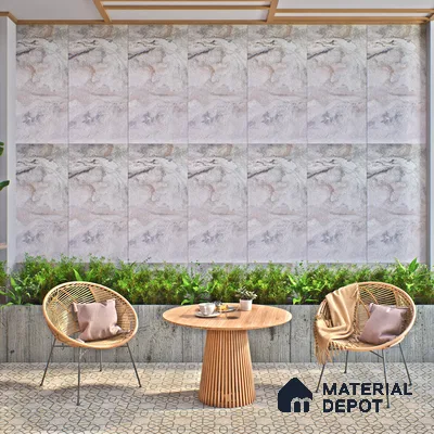TL 04452 Dolomine Grey 4 ft x 2 ft Digital Punch Matte Finish Vitrified Tile - 9 mm (Sample)