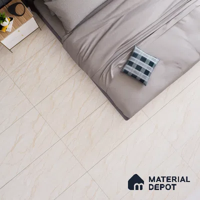 Marble Floor & Wall Tile TL 02192 Drete Beige 4 ft x 2 ft Glossy Finish Vitrified Tile - 9 mm (Sample)