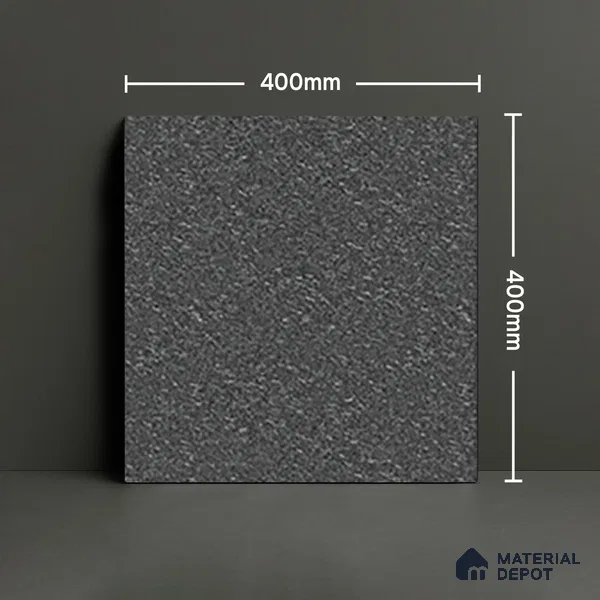 Parking Floor Tile TL 07569 Driftmetal | 16 x 16 inch | Anti Skid Matte Finish Heavy Duty Vitrified Tile - 12 mm | Suitable For High Traffic Areas, Bathroom, Balcony | Pattern Alignment May Vary | 2-3 mm Spacer is Mandatory