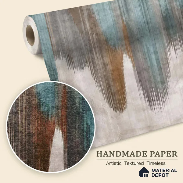 Dripping Paint, Premium Textured Wallpaper Design for Rooms, Customised Indrani Series Handmade Patterned Design (Customised Size Wallpaper)