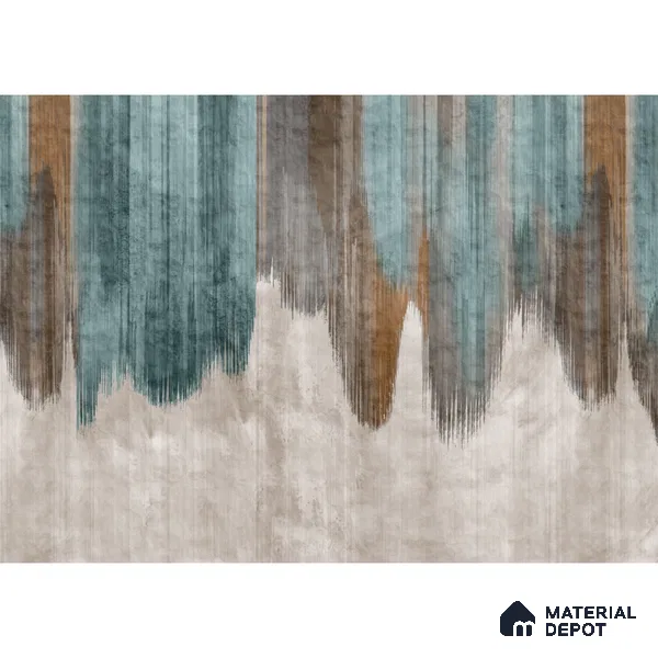 Dripping Paint, Premium Textured Wallpaper Design for Rooms, Customised Indrani Series Handmade Patterned Design (Customised Size Wallpaper)