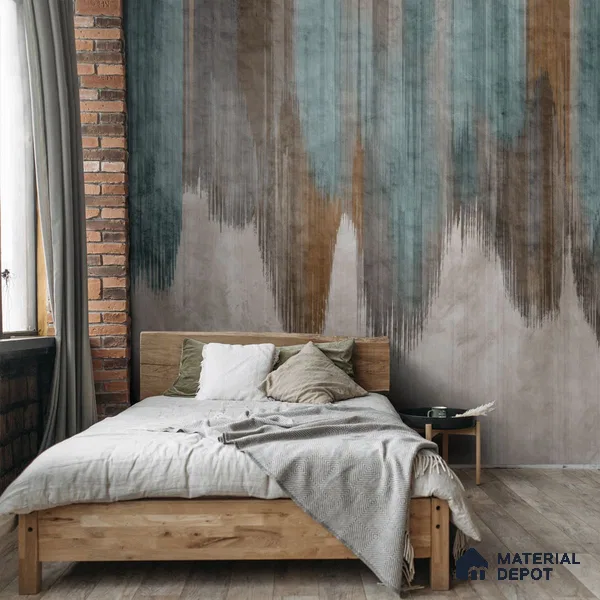 Dripping Paint, Premium Textured Wallpaper Design for Rooms, Customised Indrani Series Handmade Patterned Design (Customised Size Wallpaper)