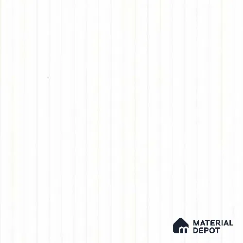 Fluted Solid Color Look LM 18505 Alpine White 8 ft x 4 ft Solid Textured Finish Anti Fingerprint Decorative Thermo Laminate - 1 mm | Suitable for Suitable for Bedroom, TV Unit, Wardrobe, Kitchen Cabinet | Matching Edgeband EB 301 ST08