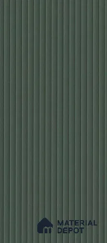 Fluted Solid Color Look LM 18504 Kombu Green 8 ft x 4 ft Solid Textured Finish Anti Fingerprint Decorative Thermo Laminate - 1 mm | Suitable for Suitable for Bedroom, TV Unit, Wardrobe, Kitchen Cabinet | Matching Edgeband EB 346 ST08
