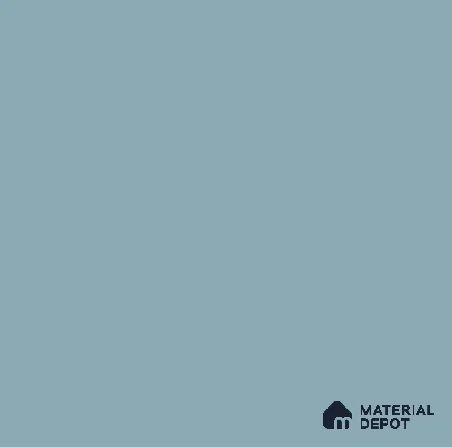 LM 18431 Arctic Blue 8 ft x 4 ft Matte Finish Anti Fingerprint Decorative Thermo Laminate - 1 mm | Suitable for Living Room, Kitchen, Office | Matching Edgeband EB 352 FM