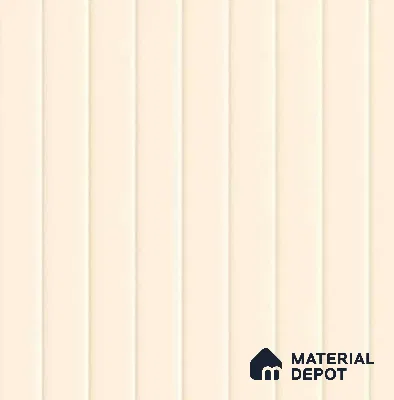 Fluted Solid Color Look LM 18502 Butter Cream 8 ft x 4 ft Solid Textured Finish Anti Fingerprint Decorative Thermo Laminate - 1 mm | Suitable for Suitable for Bedroom, TV Unit, Wardrobe, Kitchen Cabinet | Matching Edgeband EB 377 ST09