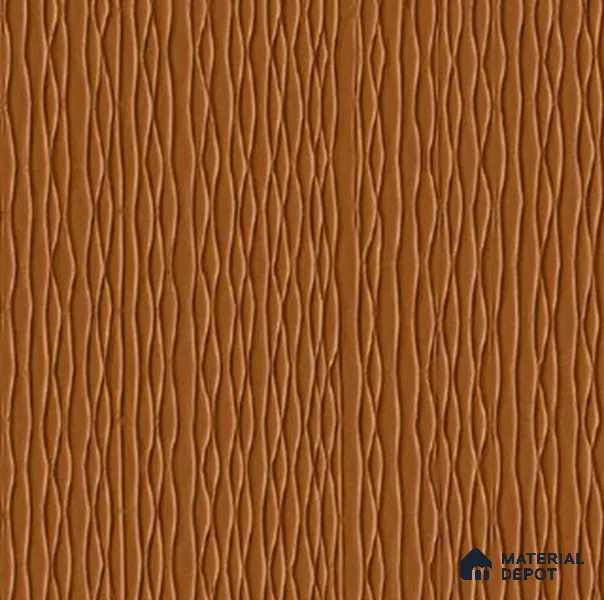 Patterned Look LM 18528 Tangerine 8 ft x 4 ft Solid Textured Finish Anti Fingerprint Decorative Thermo Laminate - 1 mm | Suitable for Bedroom, TV Unit, Wardrobe | Matching Edgeband EB 384 ST19