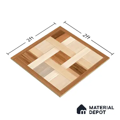 TL 00457 Dun Brown 2 ft x 2 ft Matte Finish Digital Porcelain Floor & Wall Tile - 9.5 mm
