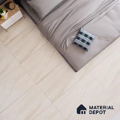 Marble Floor & Wall Tile TL 02204 Dyna Beige 4 ft x 2 ft Glossy Finish Vitrified Tile - 9 mm (Random 5) (Sample)
