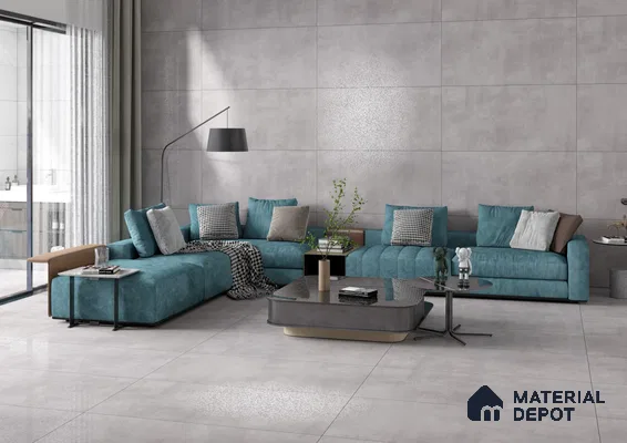 Modern Industrial Living Room | Material Depot