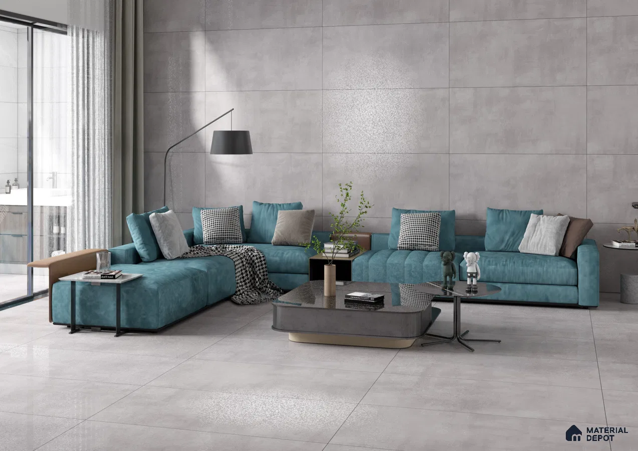 Modern Industrial Living Room | Material Depot