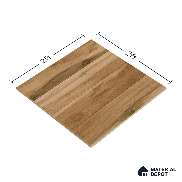 TL 00441 Earth Brown 2 ft x 2 ft Matte Finish Digital Porcelain Floor & Wall Tile - 9.5 mm