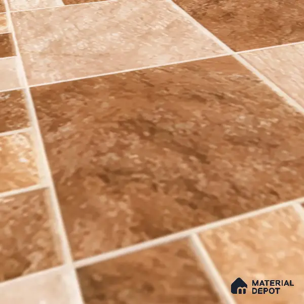Budget Friendly Stone Look Value for Money Parking  Floor Tile 16 x 16 inch | TL 00658 A | Vitrified Matte Finish Tile - 12 mm | Suitable For Parking, Outdoor, Balcony & Terrace | Pattern Alignment May Vary | 2-3 mm Spacer is Mandatory