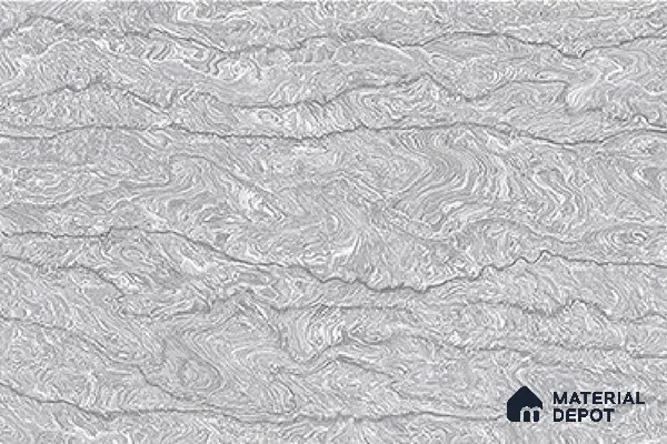 TL 01917 D Silver Dark 18 x 12 inch Glossy Finish Ceramic Wall Tile - 6 mm