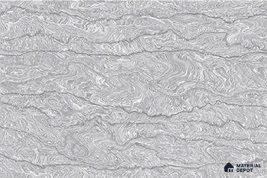 TL 01917 D Silver Dark 18 x 12 inch Glossy Finish Ceramic Wall Tile - 6 mm