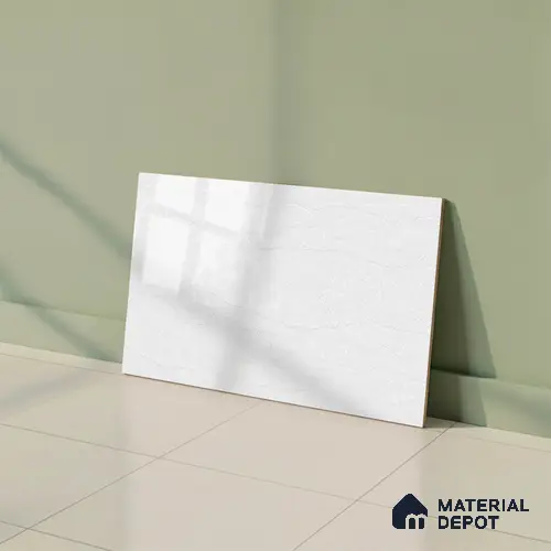TL 01917 A Eggshell Light 18 x 12 inch Glossy Finish Ceramic Wall Tile - 6 mm