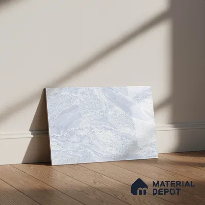 TL 01920 A Eggshell White Light 18 x 12 inch Glossy Finish Ceramic Wall Tile - 6 mm