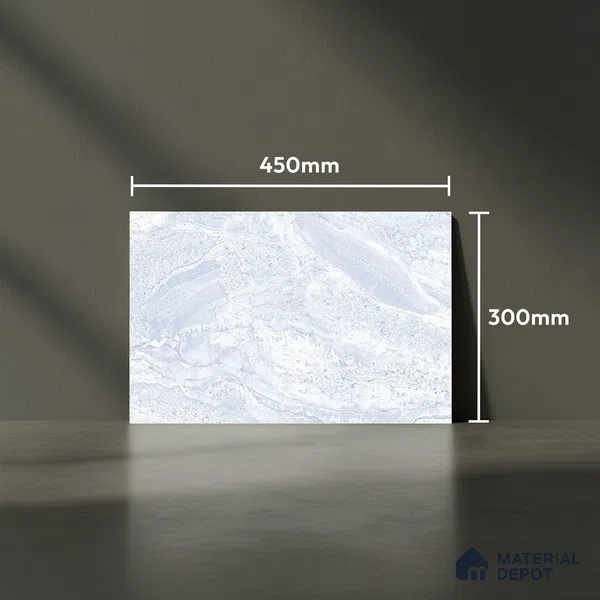 TL 01920 A Eggshell White Light 18 x 12 inch Glossy Finish Ceramic Wall Tile - 6 mm