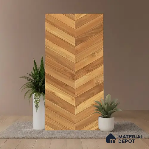 TL 07701 El Nevi Wood Beige 1200x600 mm Matte Finish Floor & Wall Tile - 9 mm