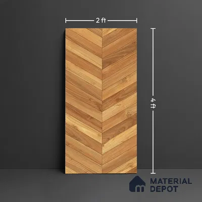 TL 07701 El Nevi Wood Beige 1200x600 mm Matte Finish Floor & Wall Tile - 9 mm