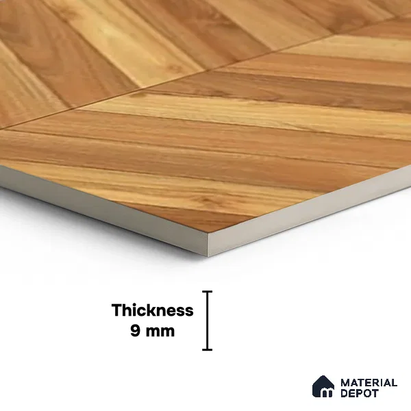 TL 07701 El Nevi Wood Beige 1200x600 mm Matte Finish Floor & Wall Tile - 9 mm