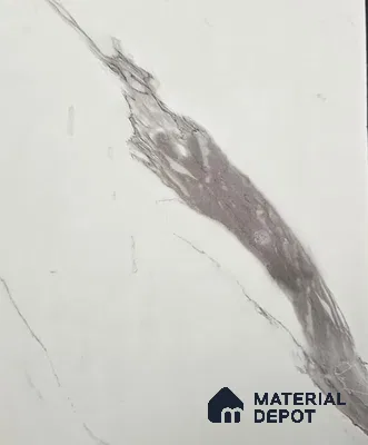 White Marble Look LM 22622 8 ft x 4 ft Texture Finish Decorative Laminate - 1 mm | Suitable for TV Unit, Wardrobe, Kitchen Cabinets