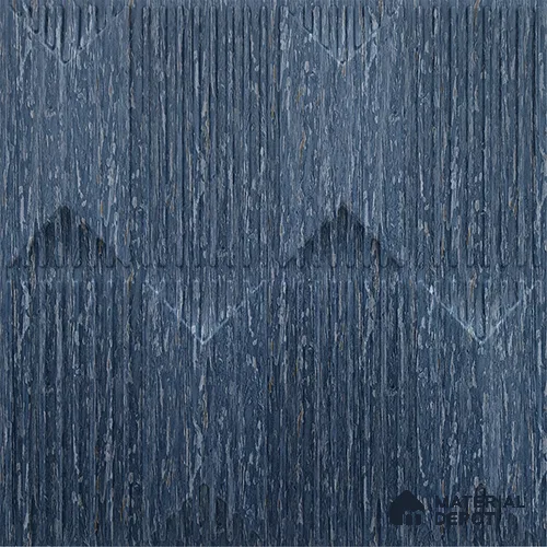 Blue Artisan PVC Matte Finish 3D Wall Panel | 20 in x 20 in | Electric Blue - 15 mm | Suitable for Dining, Feature Wall & TV Unit | Width is Subjected to 5% Variation