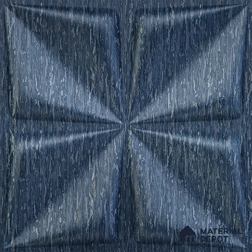 Blue Bloom PVC Matte Finish 3D Wall Panel | 20 in x 20 in | Electric Blue - 15 mm | Suitable for Dining, Feature Wall & TV Unit | Width is Subjected to 5% Variation