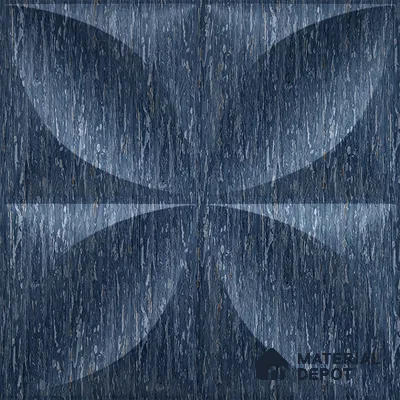 Blue Butterfly PVC Matte Finish 3D Wall Panel | 20 in x 20 in | Electric Blue - 15 mm | Suitable for Dining, Feature Wall & TV Unit | Width is Subjected to 5% Variation